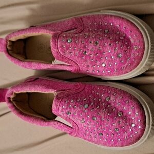 Girls Pink Slip-On Shoes Sz 6 toddler Slip On